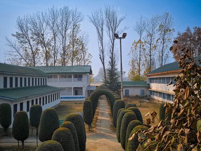 Neatly organized training space in a modern building